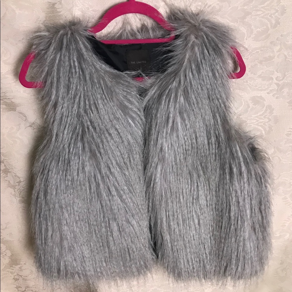 The Limited faux fur vest